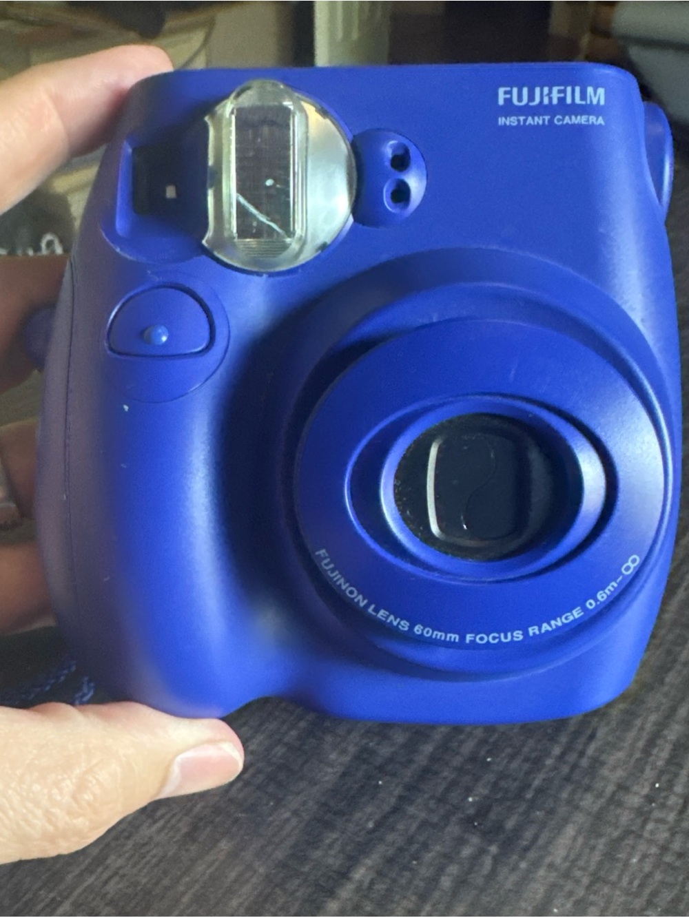 Fujifilm Instax Mini 7S Instant Camera - dark blue Untested No Film